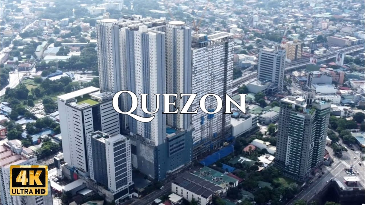 Quezon, City in Philippines 🇵🇭 By Drone Footage #quezoncity #philippines #asia
