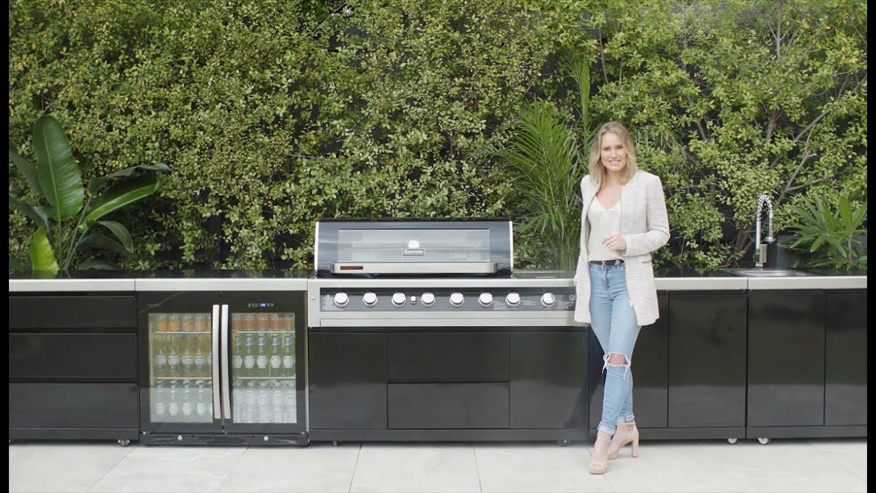 Gasmate Galaxy Black Outdoor Kitchen