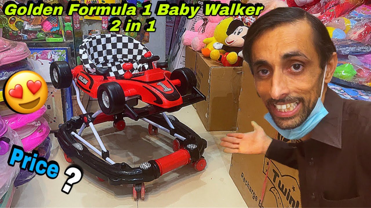 Golden Formula 1 Baby Walker 2 in 1 Unboxing 👶😍 | Toy Shop 🏬 | Baby Walker