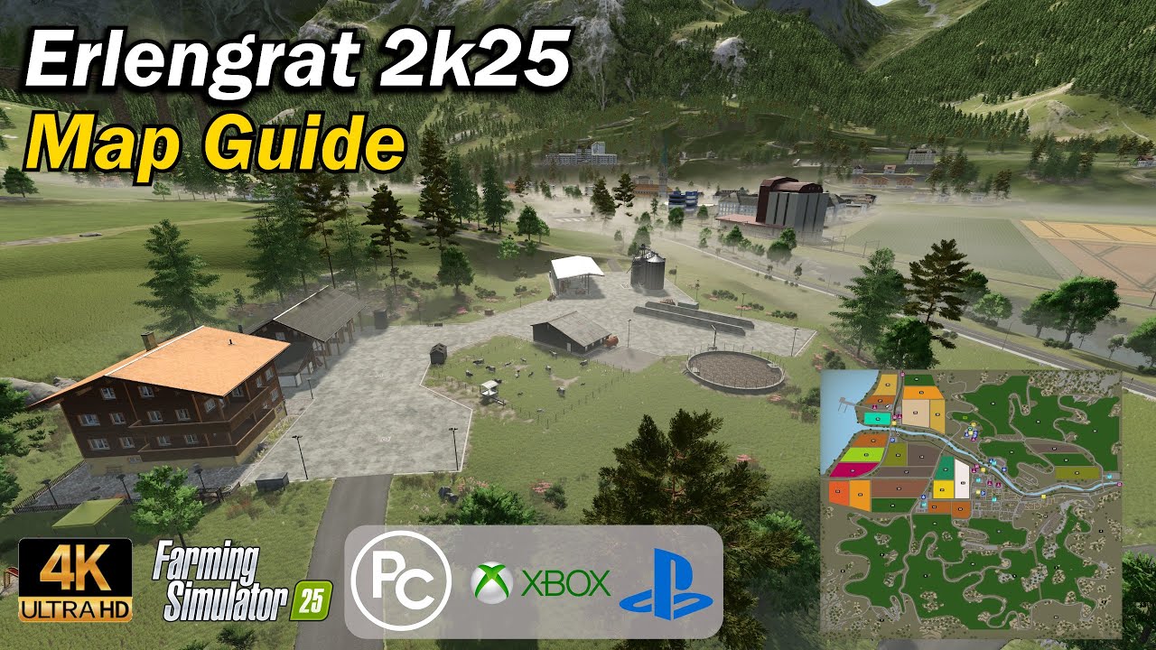 Erlengrat FS25 | Руководство по карте | Farming Simulator 25