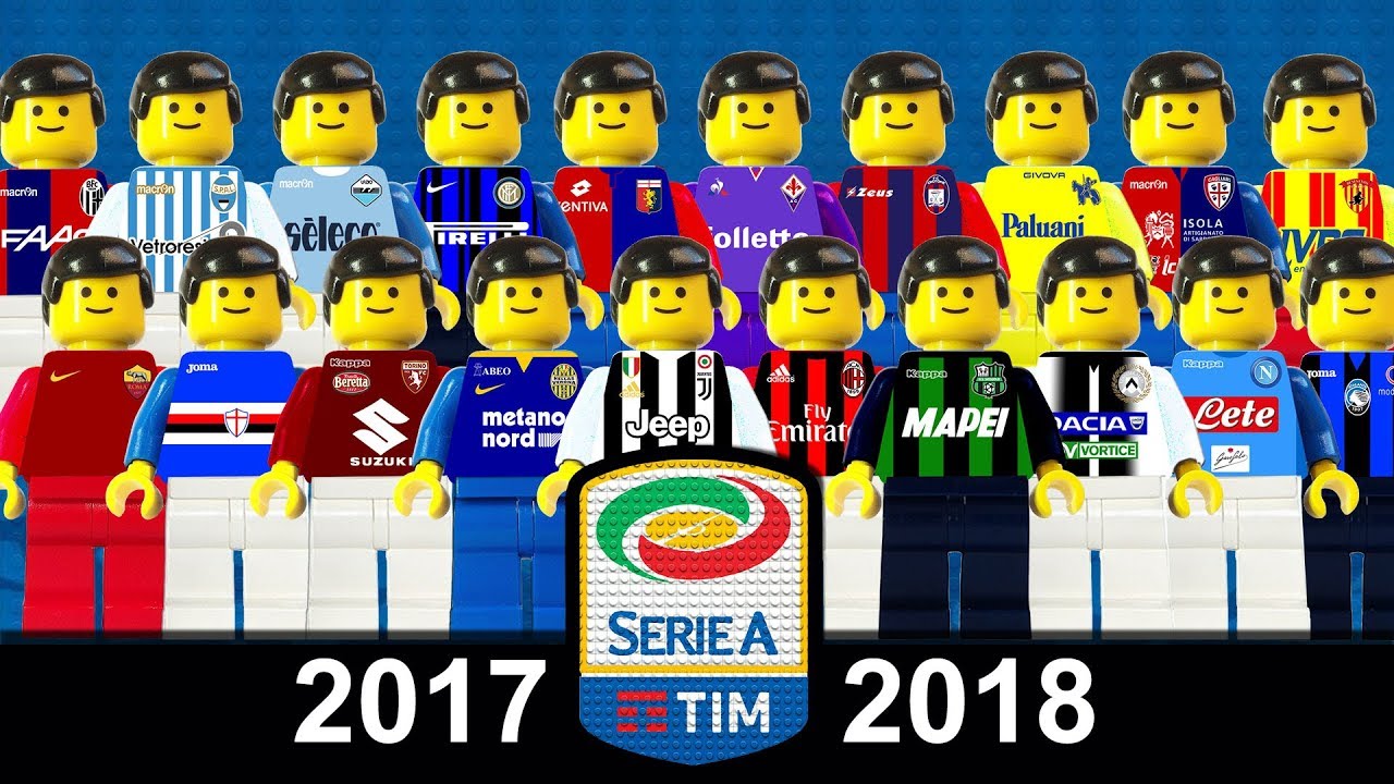 Anteprima Italia Serie A 2017-18 • squadre del campionato 2017/18 in Lego Calcio • Football Film