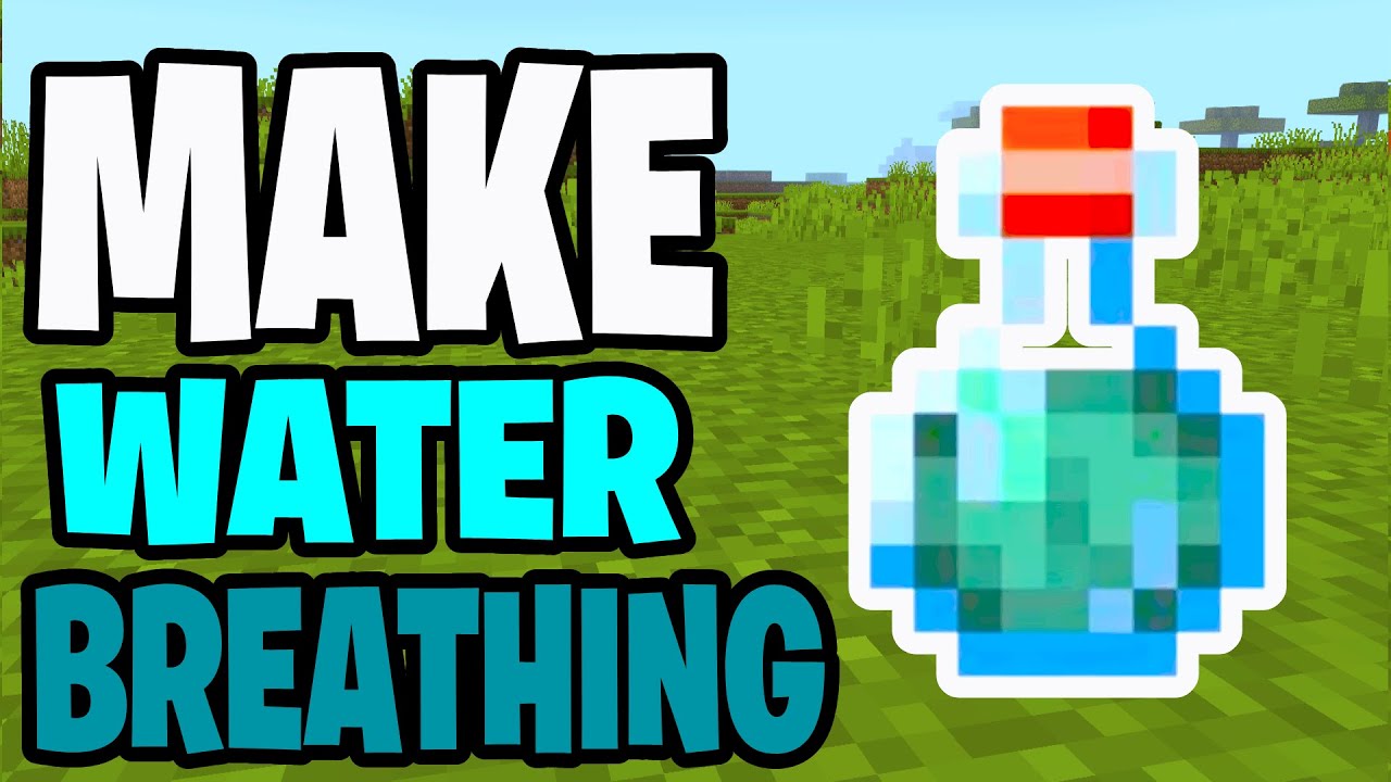 How To Make Water Breathing Potion In Minecraft! - Bedrock & Java