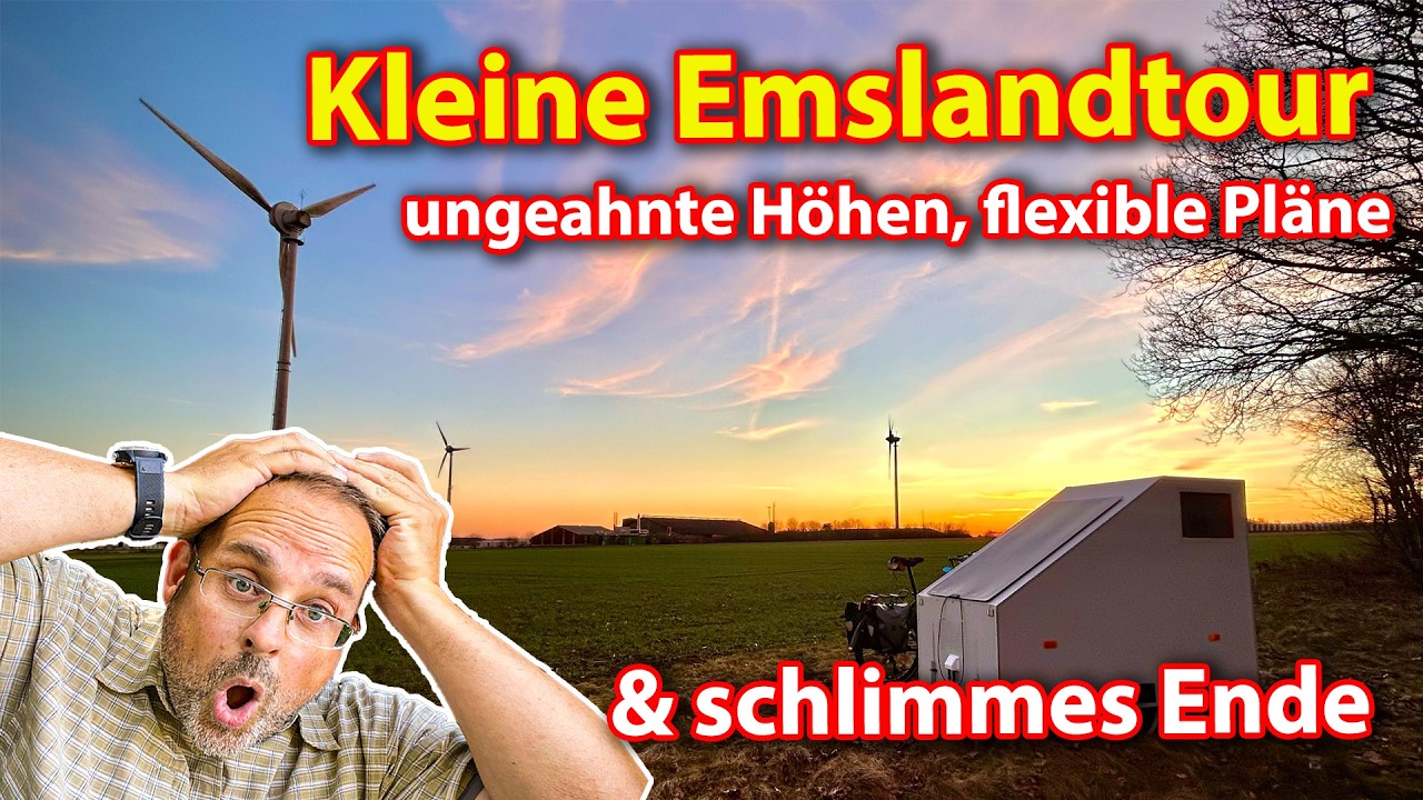 Kurze Biobike FaWoWa Tour durchs Emsland - ungeahnte Höhen, flexible Pläne und schlimmes Ende