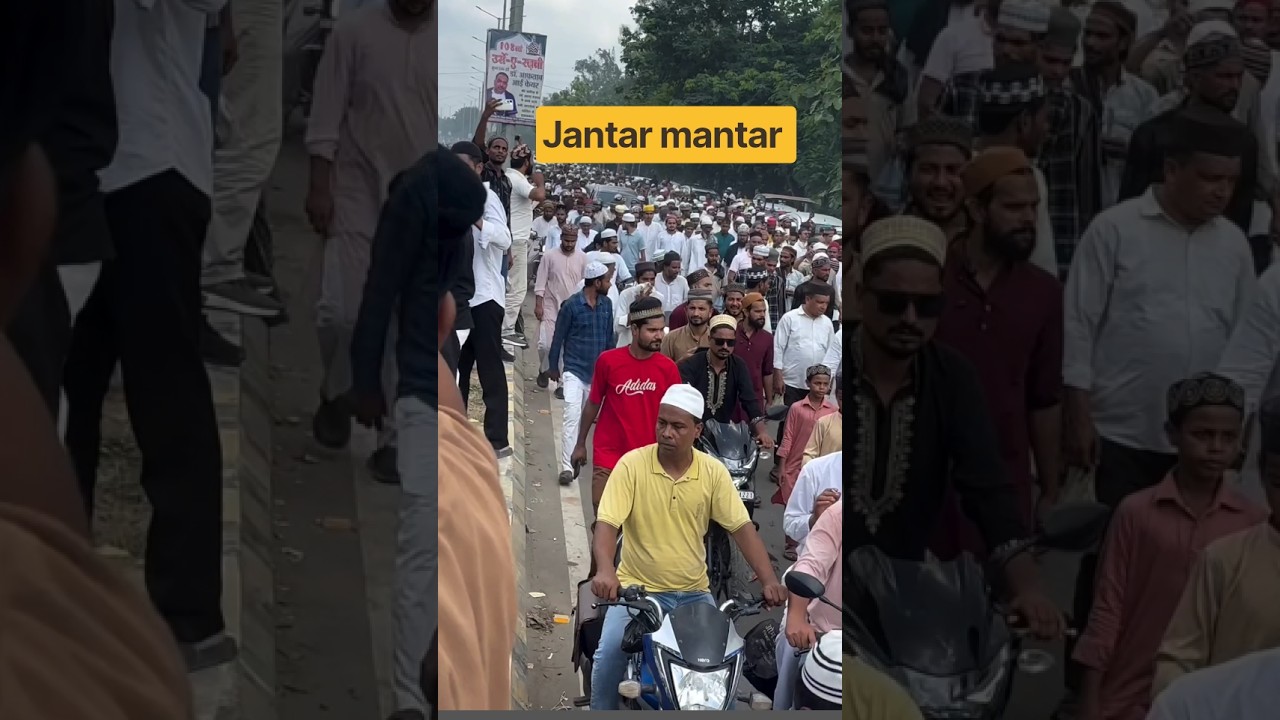 Muslims in Jantar mantar | #hajj #reels