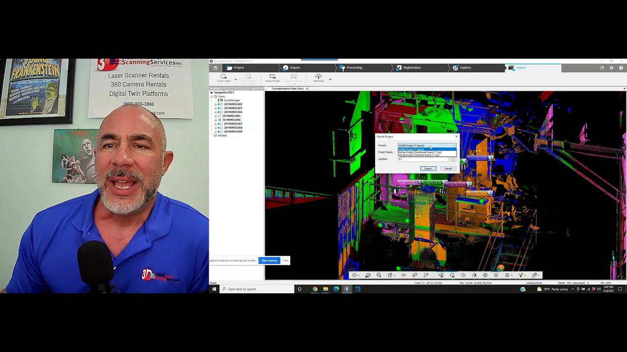 Atlantic Laser Scanning Tutorial FARO SCENE Intro to  Basic Preprocessing With Sphere Targets -Recap
