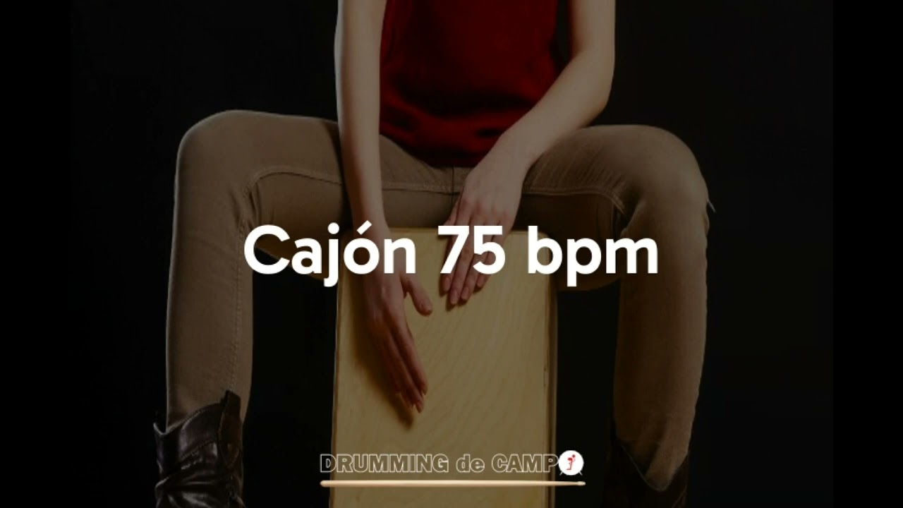 Cajón Groove - 75 bpm
