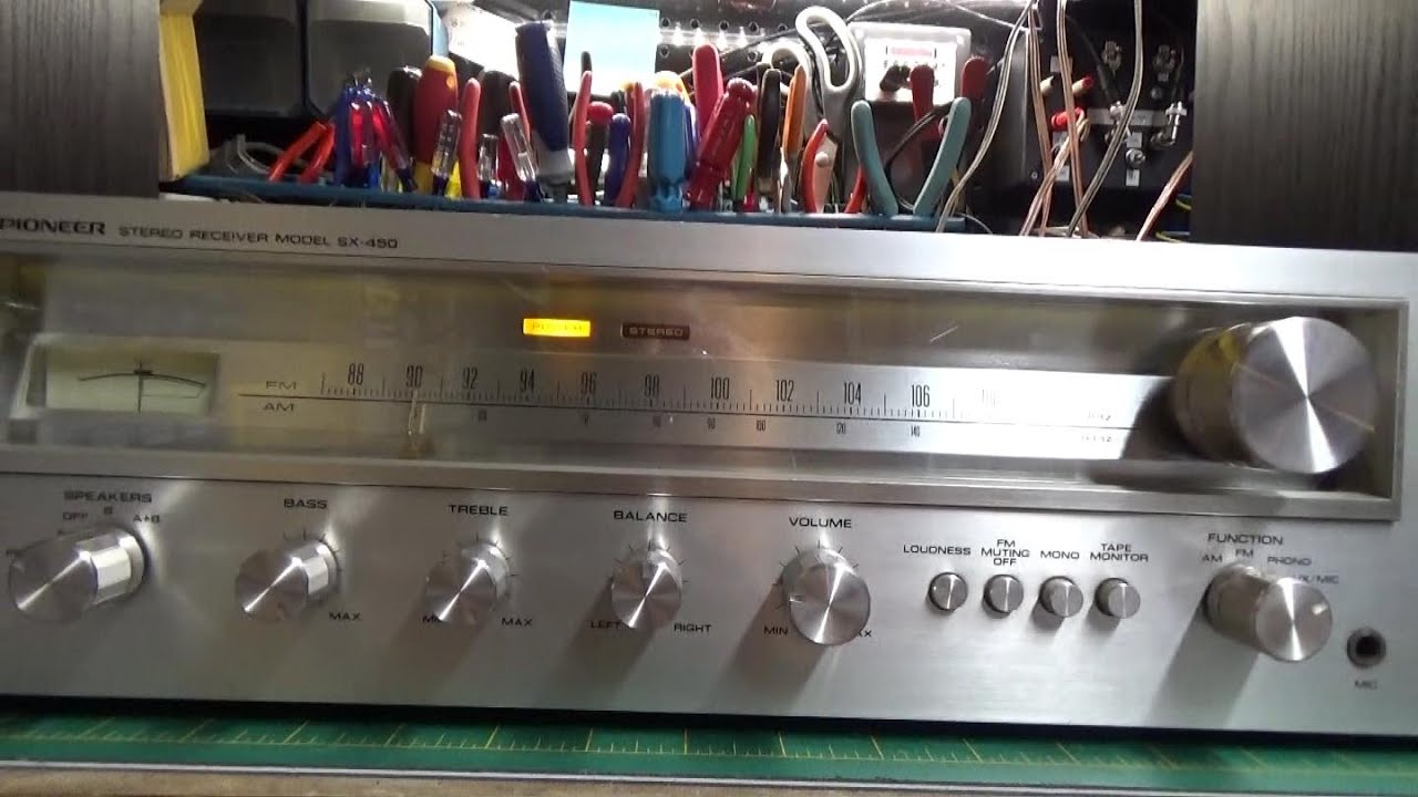 PIoneer SX 450 Repair and Restore