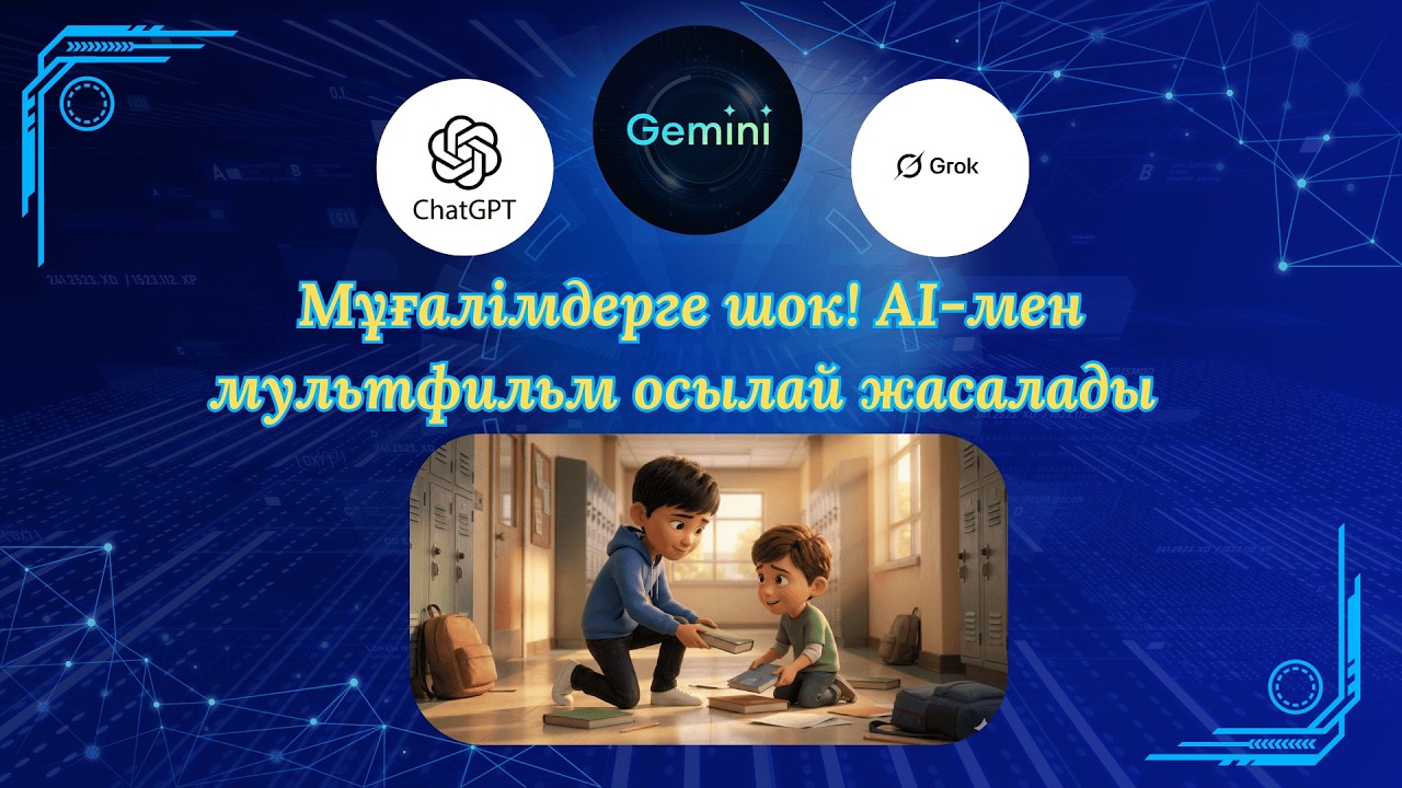 Мұғалімдерге шок! AI-мен мультфильм осылай жасалады