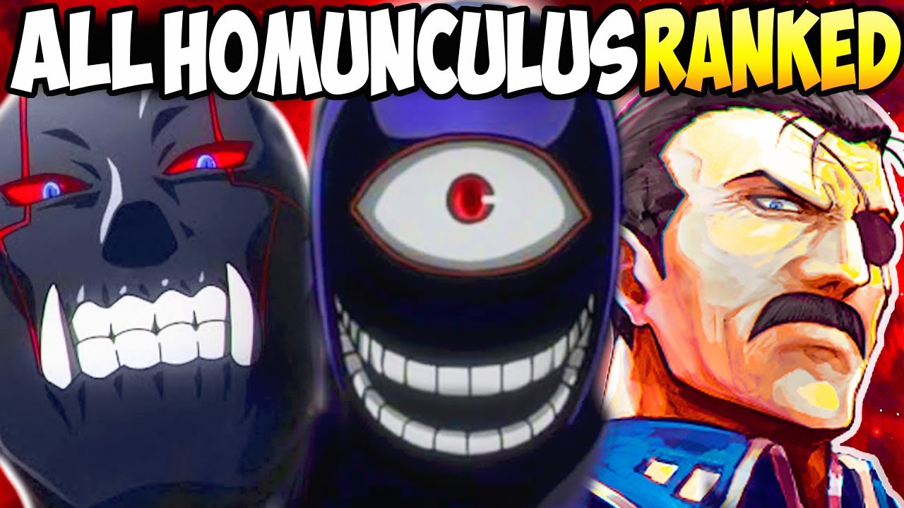 All Homunculus Weakest To Strongest | Fullmetal Alchemist