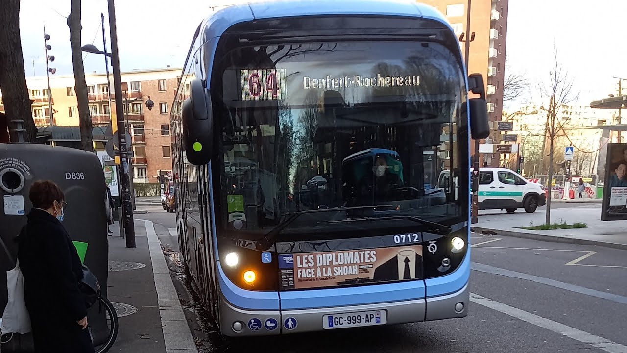 Bus Ligne 64 - Bolloré Bluebus SE N°0712