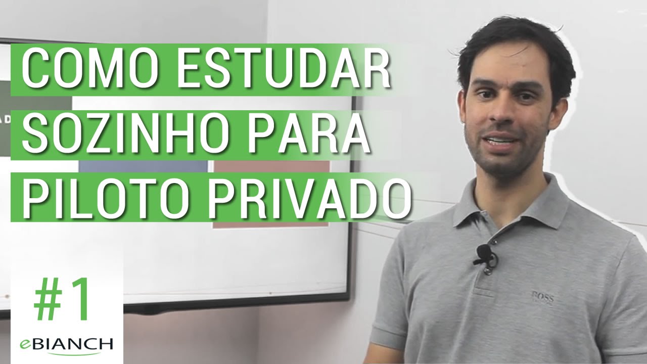 Como estudar sozinho para Piloto Privado (eBianch #1)