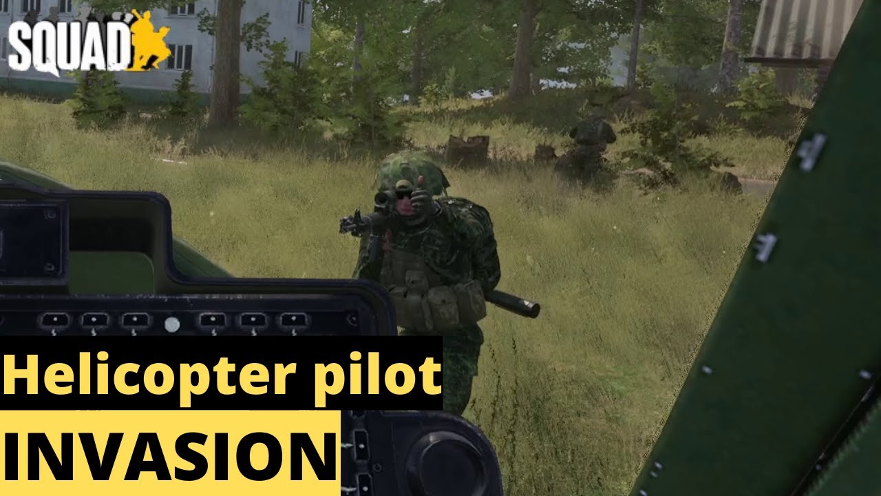 Canada amphibious invasion on Black Coast | Squad helicopter pilot | Round highlights