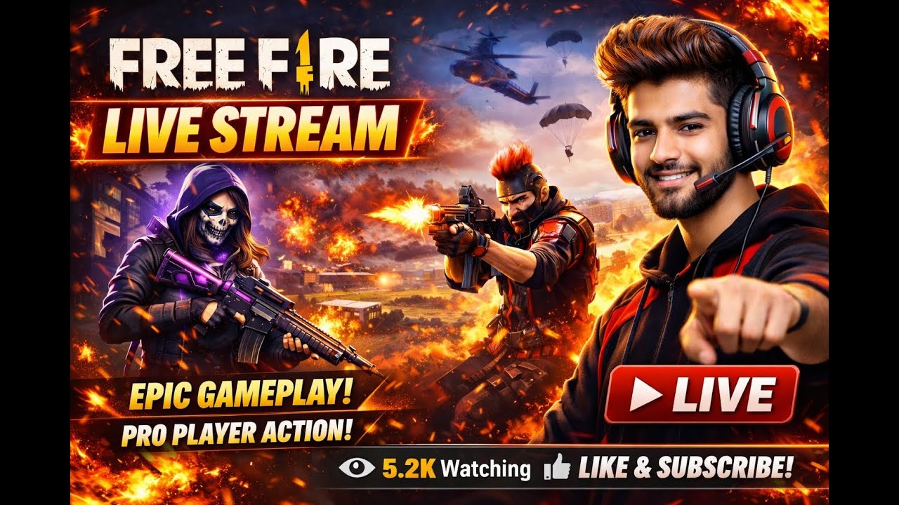 😎 Chill Gameplay + Chat | Free Fire Live