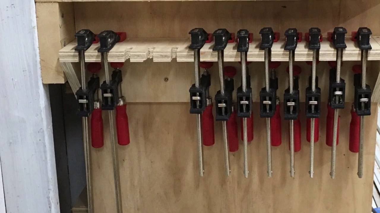 How To Make A Bar Clamp Rack