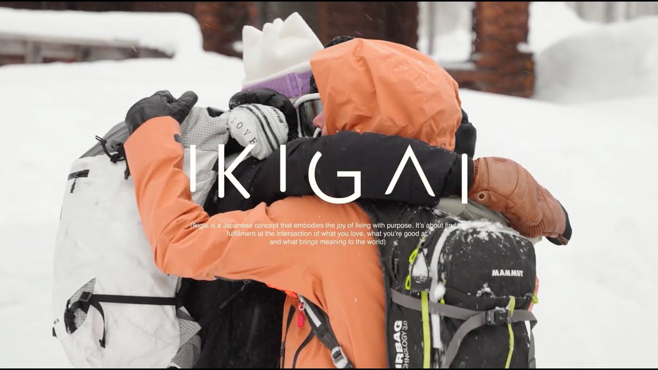 “IKIGAI”: Deep powder skiing in Japan.
