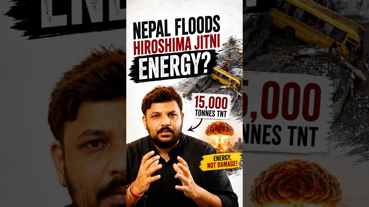 15,000 Ton TNT! Nepal Ki Baadh Ka Shocking Energy Scale