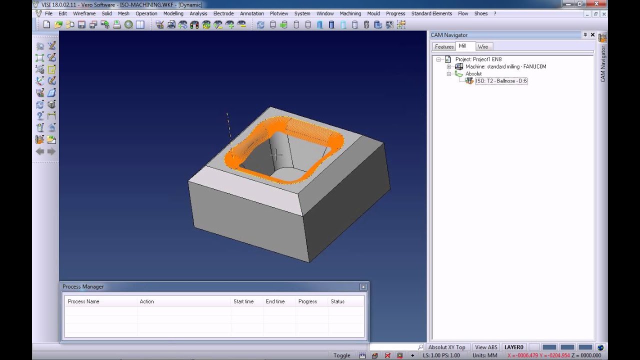 VISI CAM ISO machining.avi