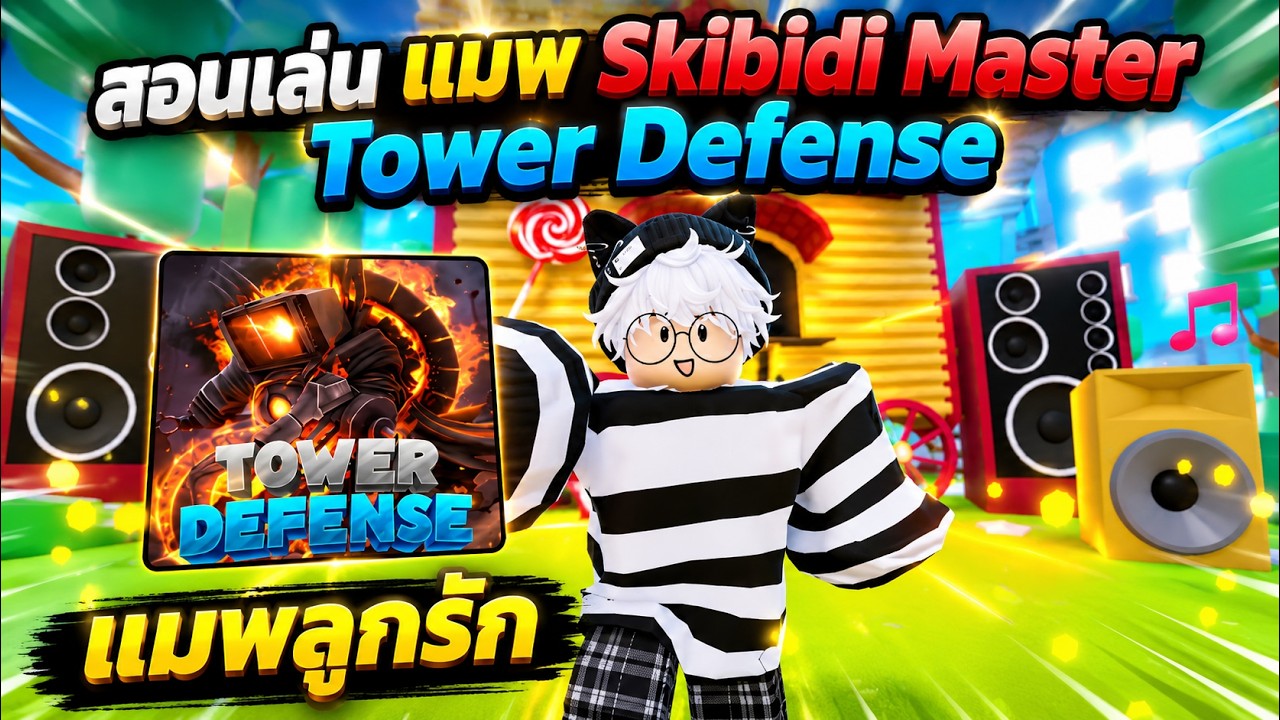 สอนทุกระแบบ วิธีเล่น แมพ Skibidi Master Tower Defense