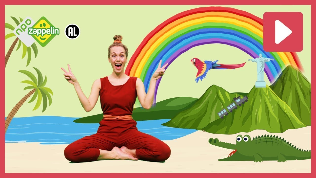 YOGA AVONTUUR IN BRAZILIË | Yoga mee met Roos | NPO Zappelin