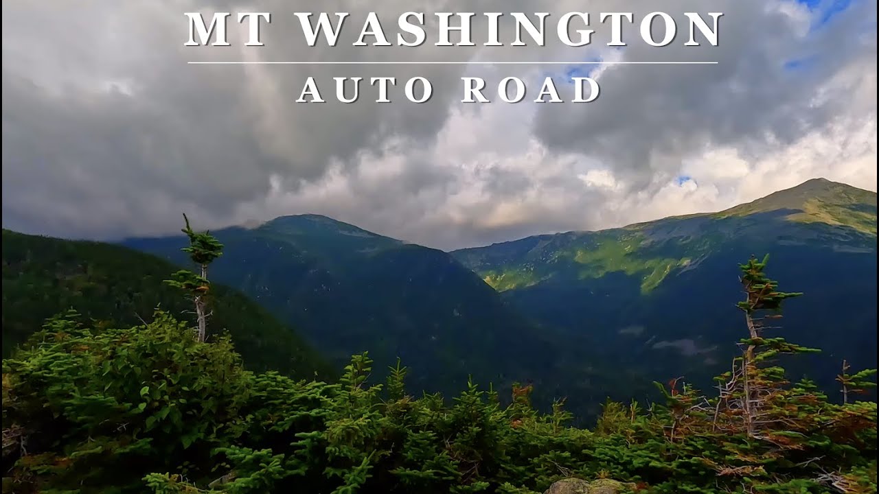 [4K] Mount Washington Auto Road Ascent: White Mountains New Hampshire Scenic Driving Tour