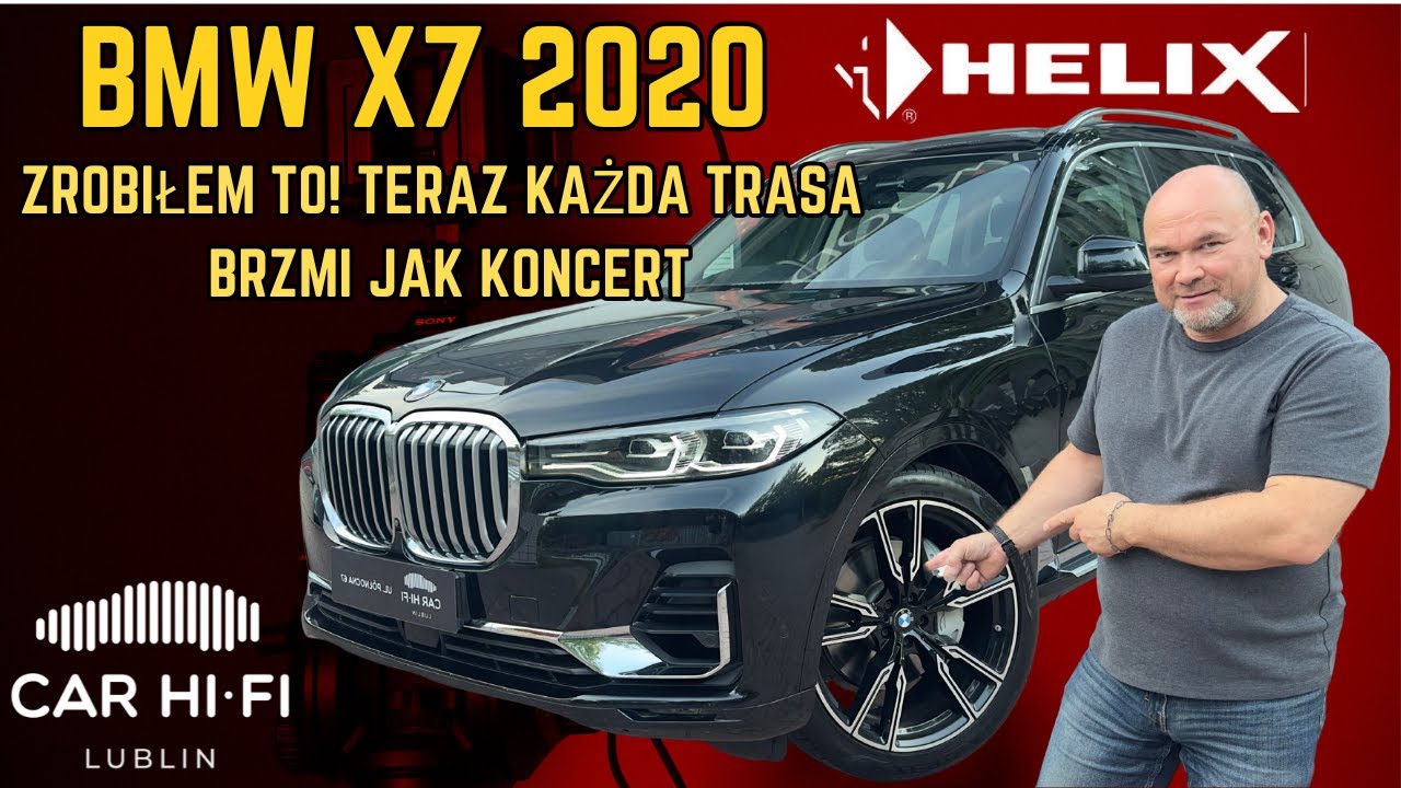 BMW X7 G07 2020 &mdash; Wygłuszenie i audio upgrade dla Jakuba