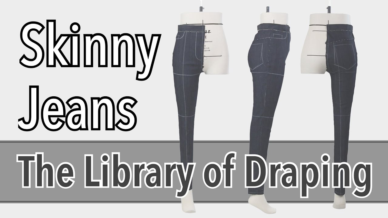 【Vol.42 Standard tight trousers】Skinny jeans, Kondo's draping archive, スキニージーンズ
