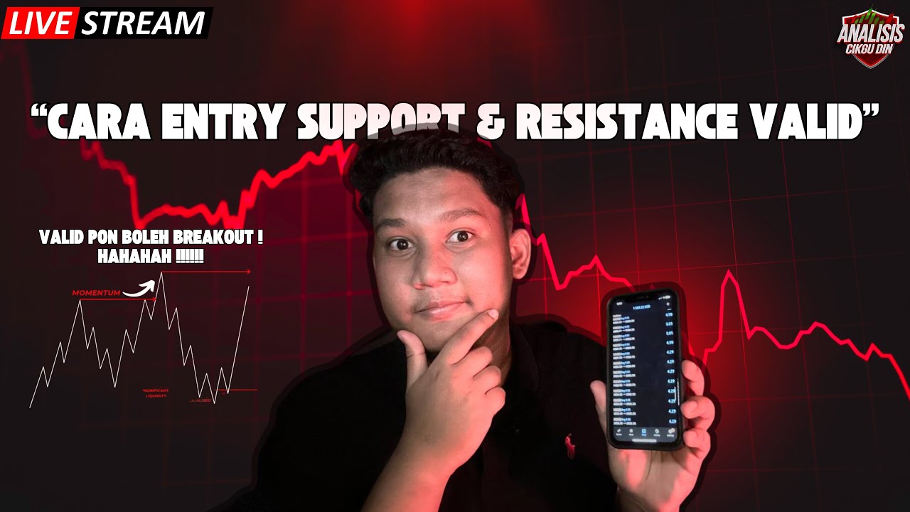 EPISODE 1 | CARA ENTRY SUPPORT & RESISTANCE VALID BY CIKGU DIN 📈