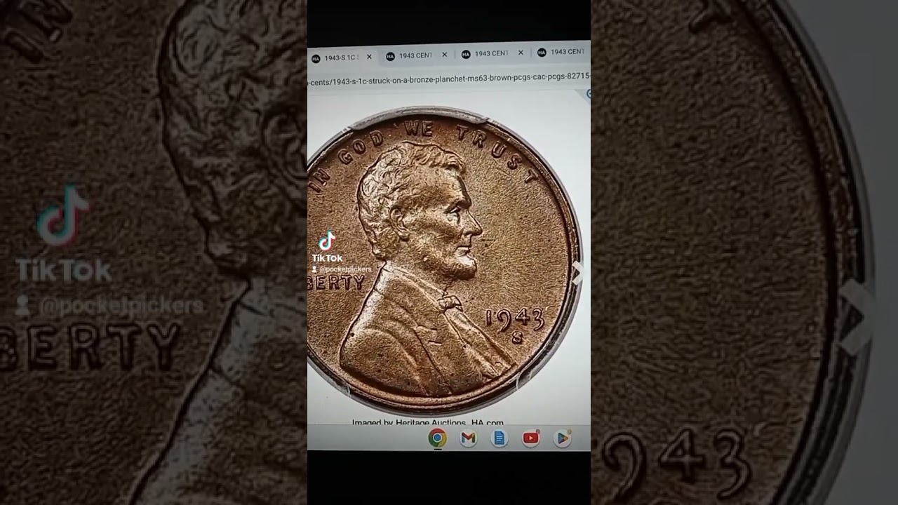 1943-S wrong planchet #coin #error