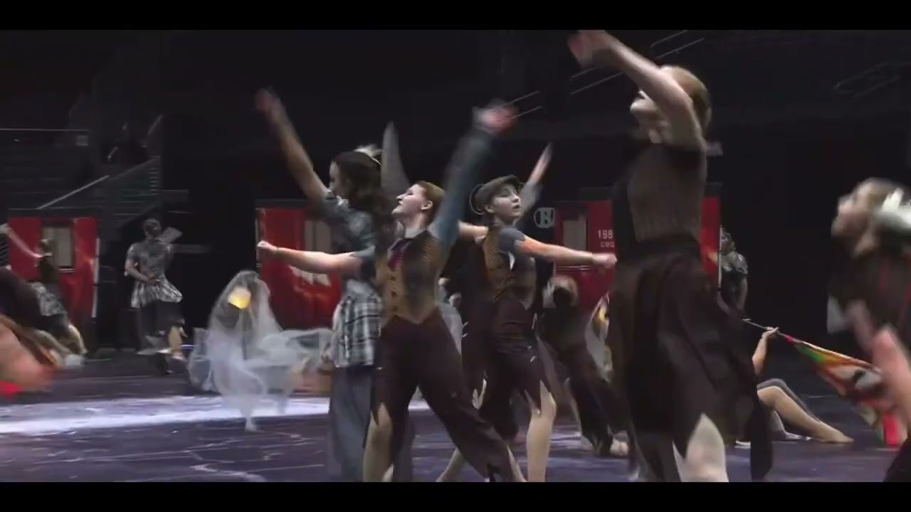 *DEFINITELY NOT* Collage Winter Guard 2024 “Ghost Train”