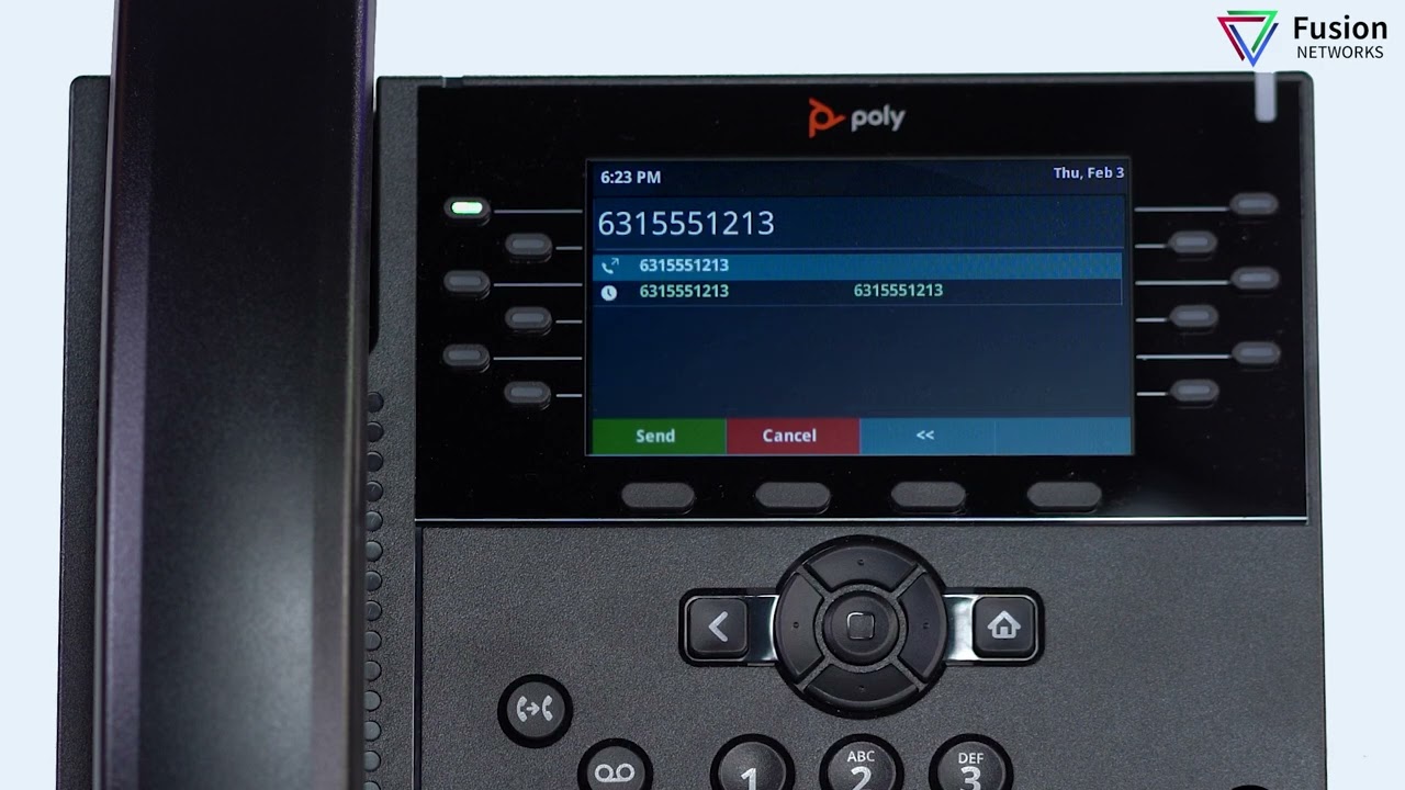 fusion polycom vvx 450 Phone Instuction