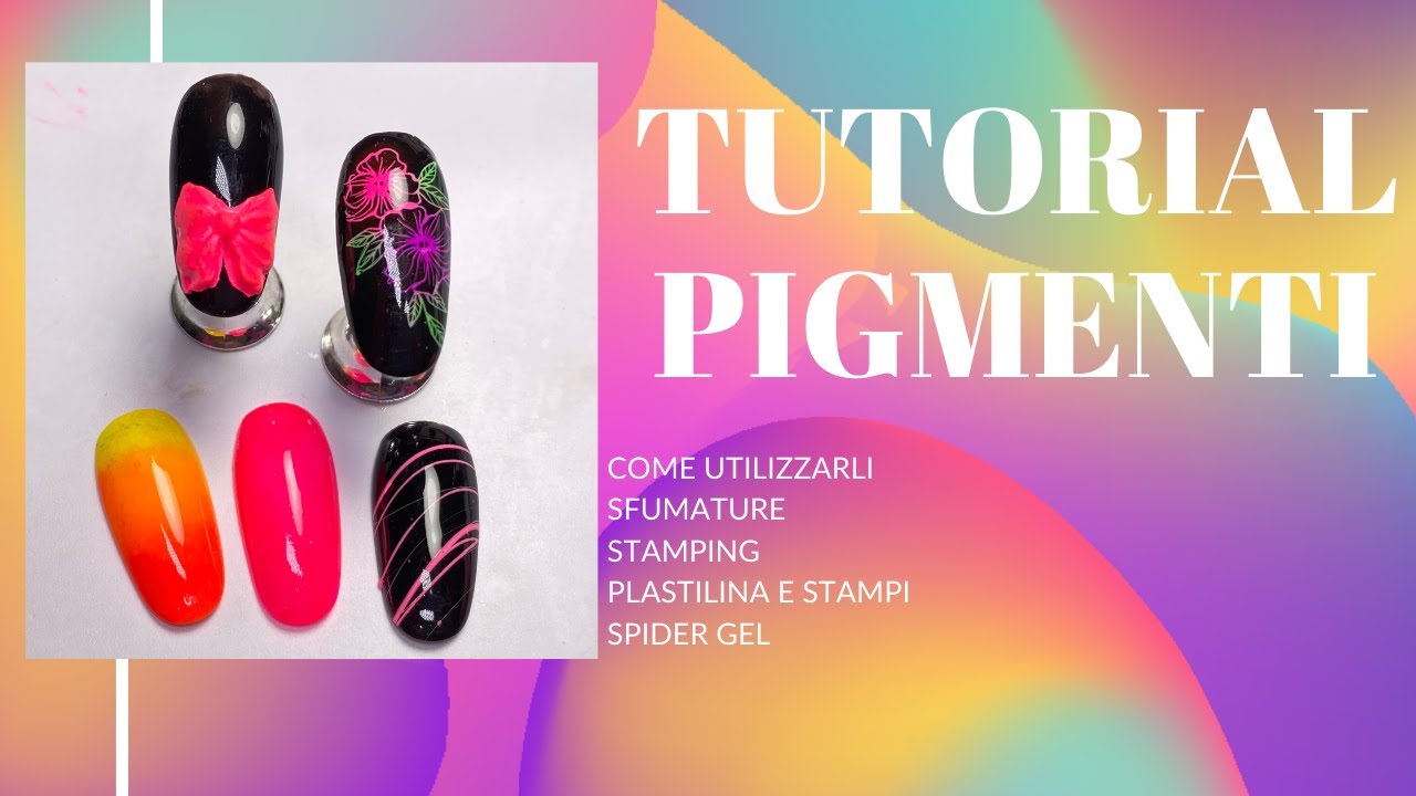 🌸 TUTORIAL PIGMENTI - come utilizzarli