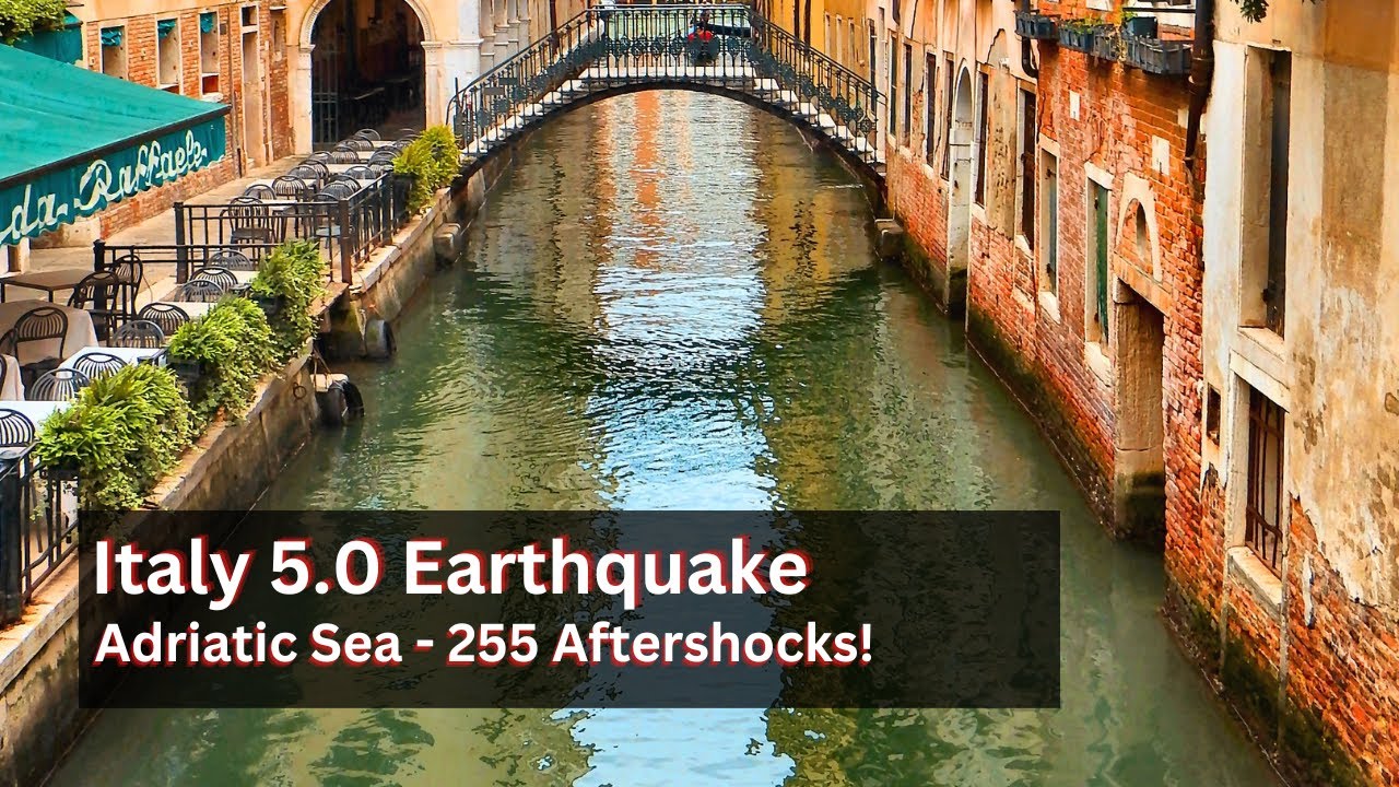 Strong Italy Earthquake  -  5 0 Earthquake Adriatic Sea