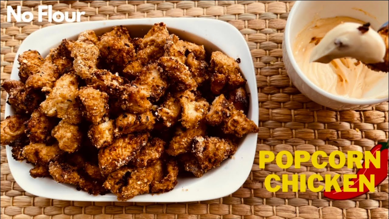 CRISPY popcorn chicken! #kfc watch out! #chicken