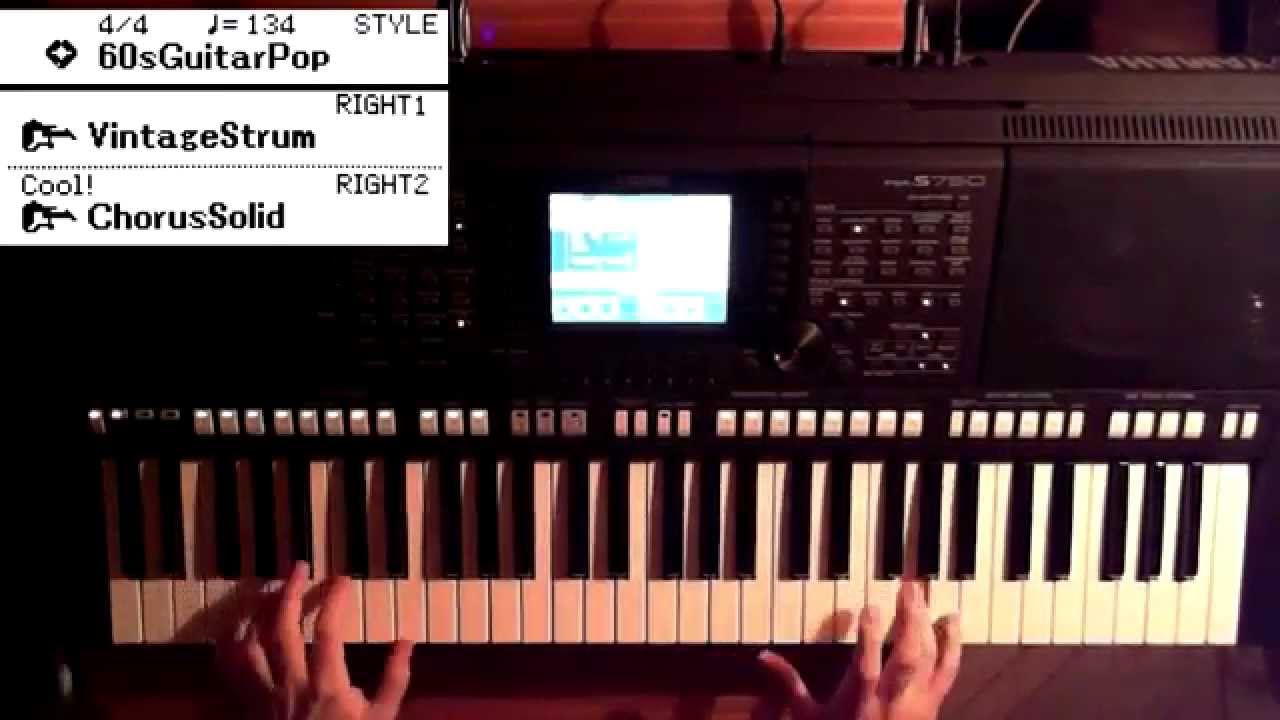 Yamaha PSR-S750: Apache