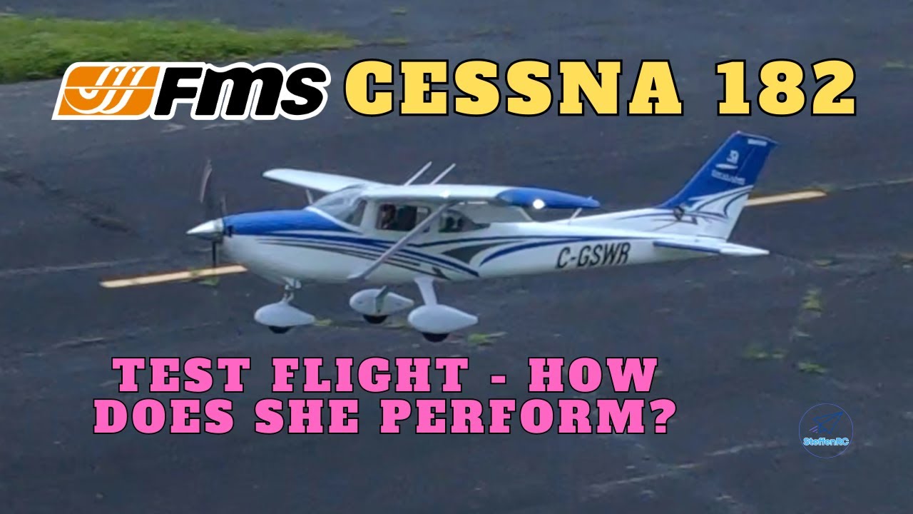 New FMS Cessna 182 test flight - what can she do?