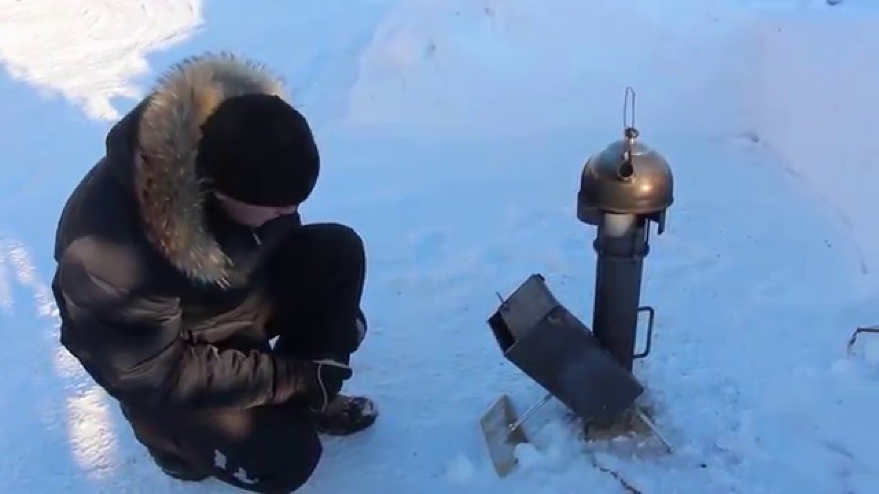 Улучшенная ракетная печь. Improved rocket stove