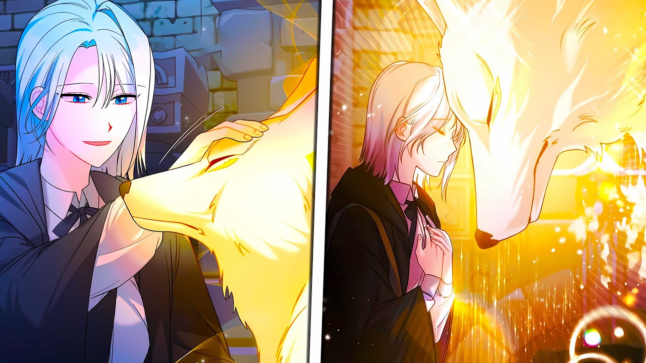 She Found A Wolf Who Turned Out To Be A Spirit Of Light That Gave Her Power / Manhwa recap