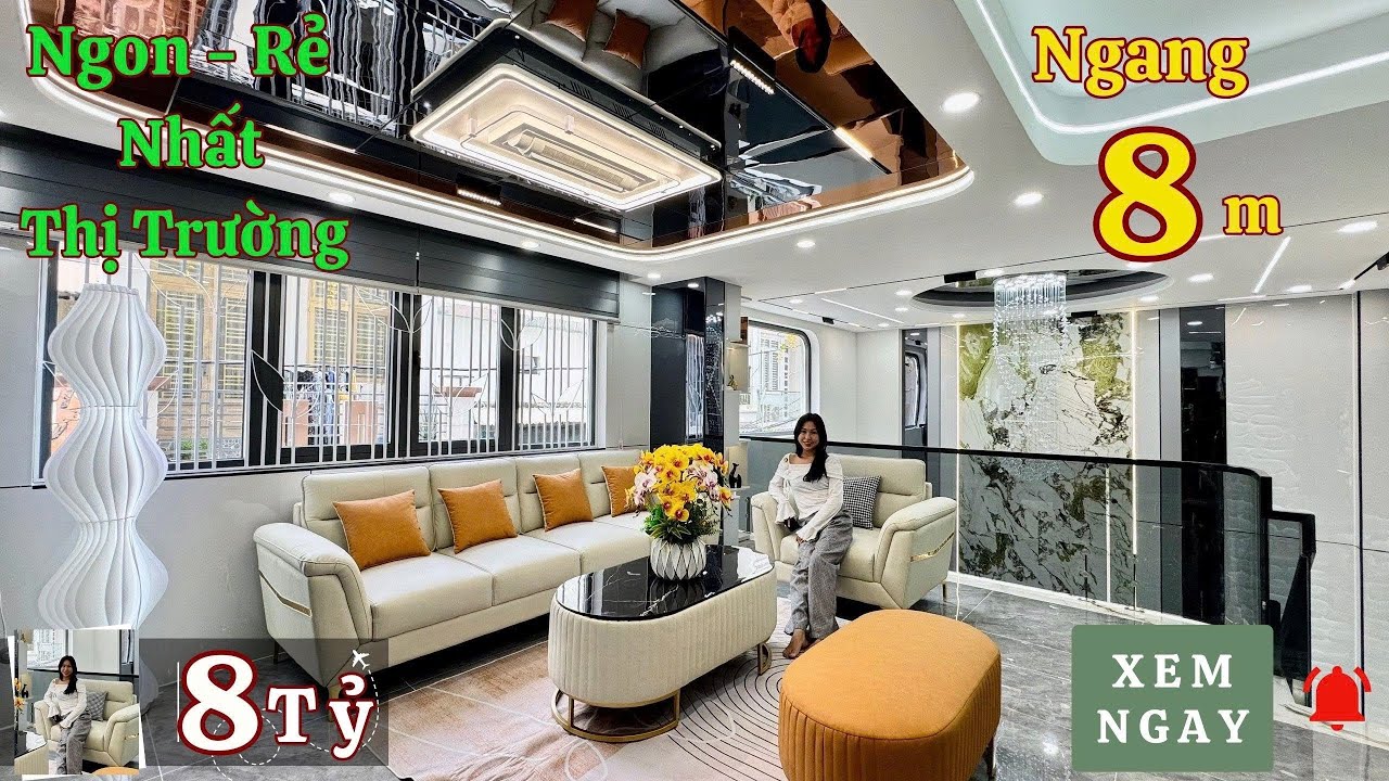 Bán Nhà Ngang 8m Hẻm Xe Hơi Thông Gò Vấp - Giá Rẻ Nhất Thị Trường - 6 Tầng Xây Mới