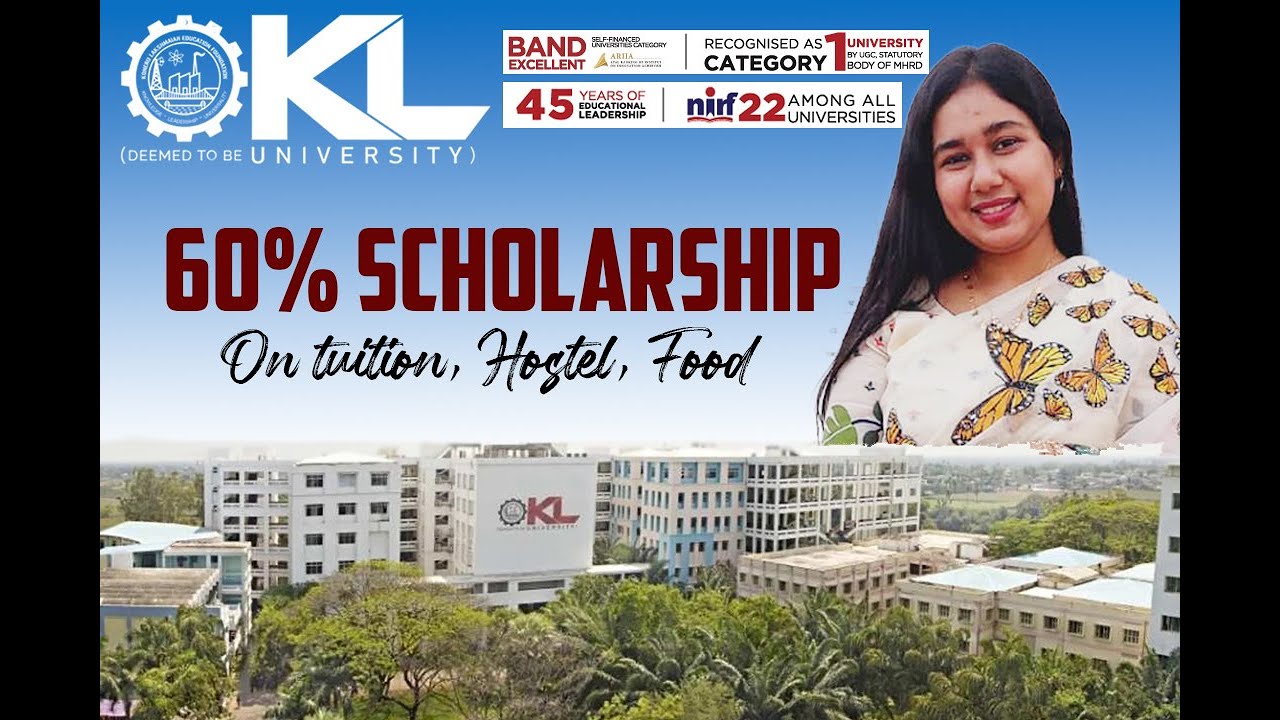 Study in India top KL University | KL University Scholarship & Admission process for BD Students