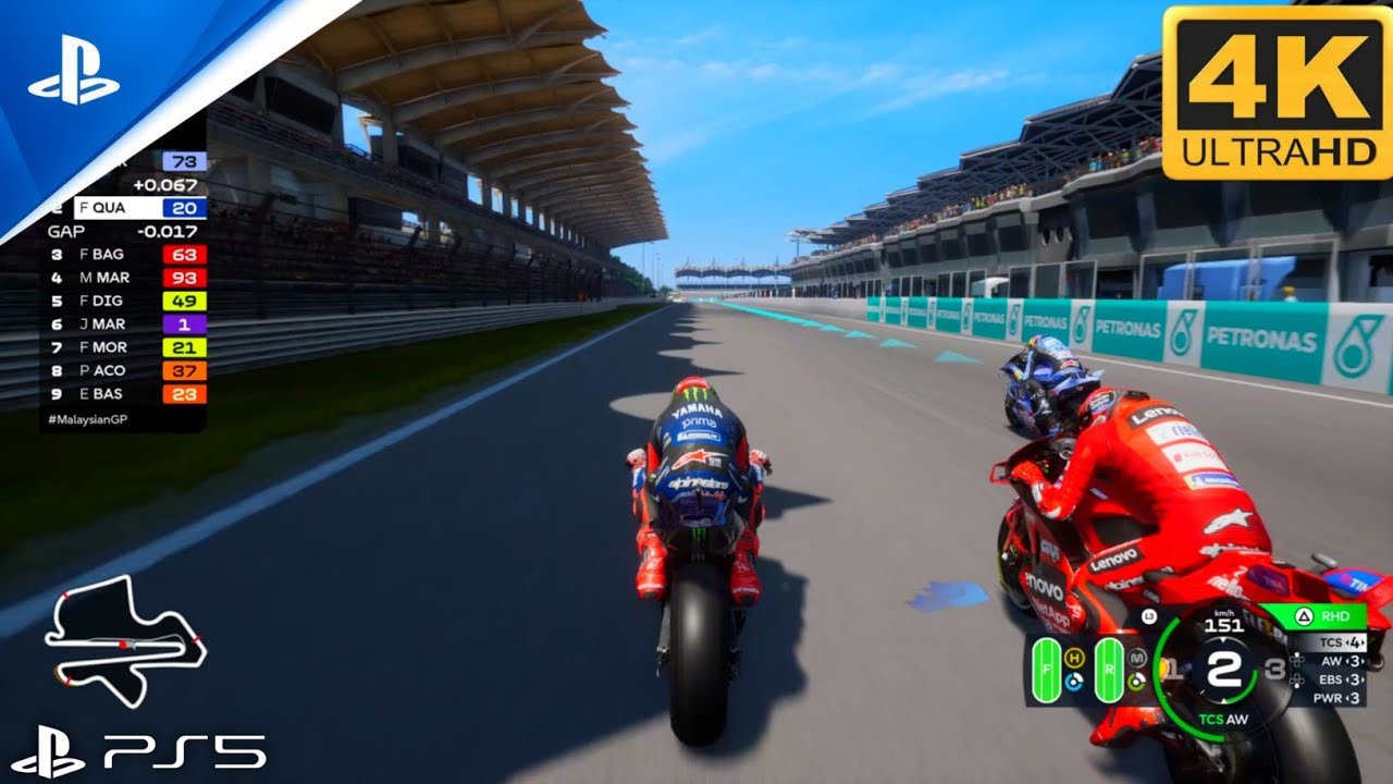 Gameplay Fabio Quartararo Sepang International Circuit Malaysian GP MotoGP 25 [4K UHD] | PS5