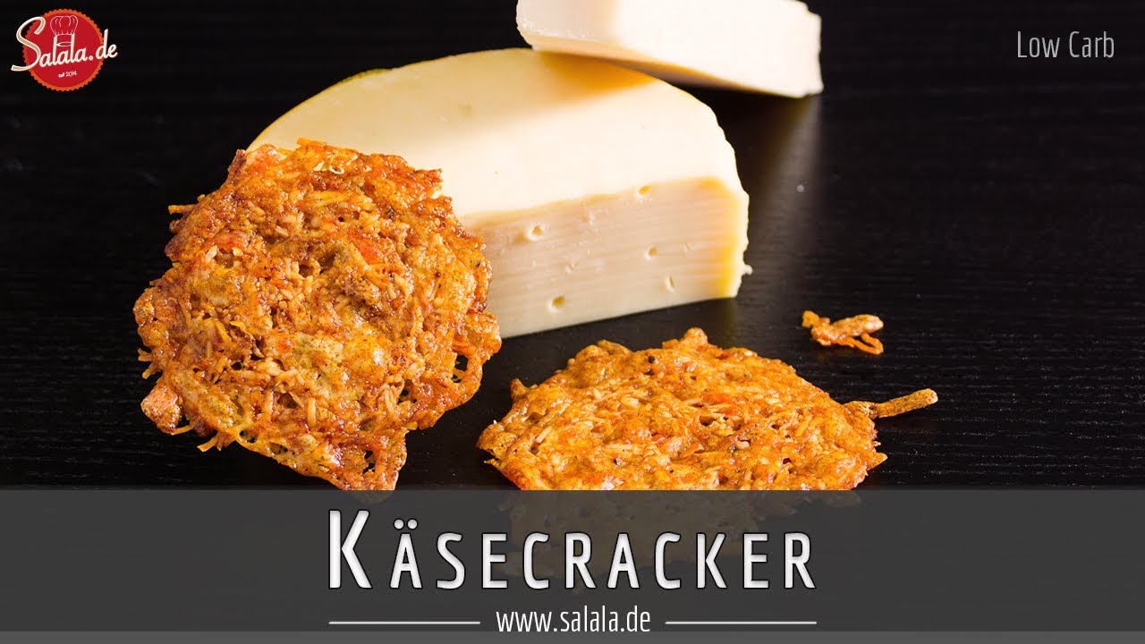 Käsechips selber machen Käsecracker Rezept - salala.de - Low Carb und glutenfrei