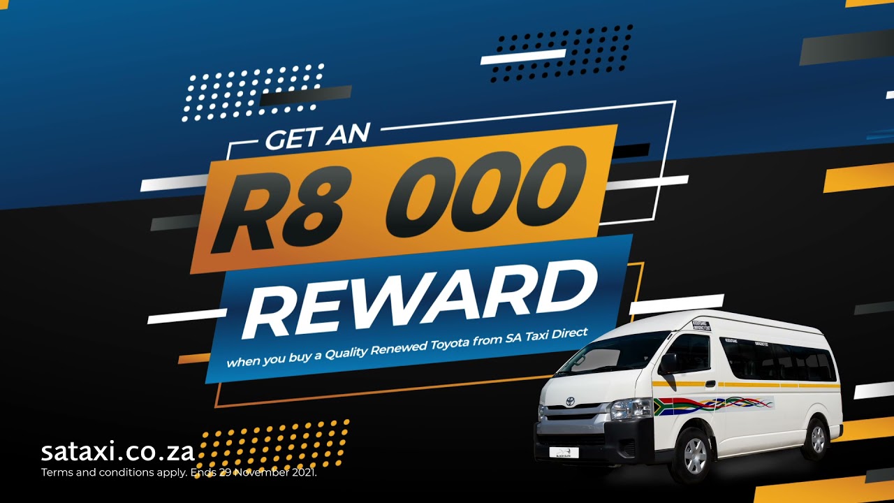 Get an R8 000 reward when you buy a Quality Renewed Toyota