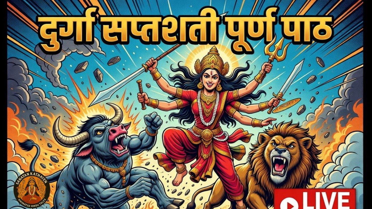 🔴 LIVE दुर्गा सप्तशती पाठ | Durga Saptshati Full Path with Devi Suktam | Ramnavmi Special