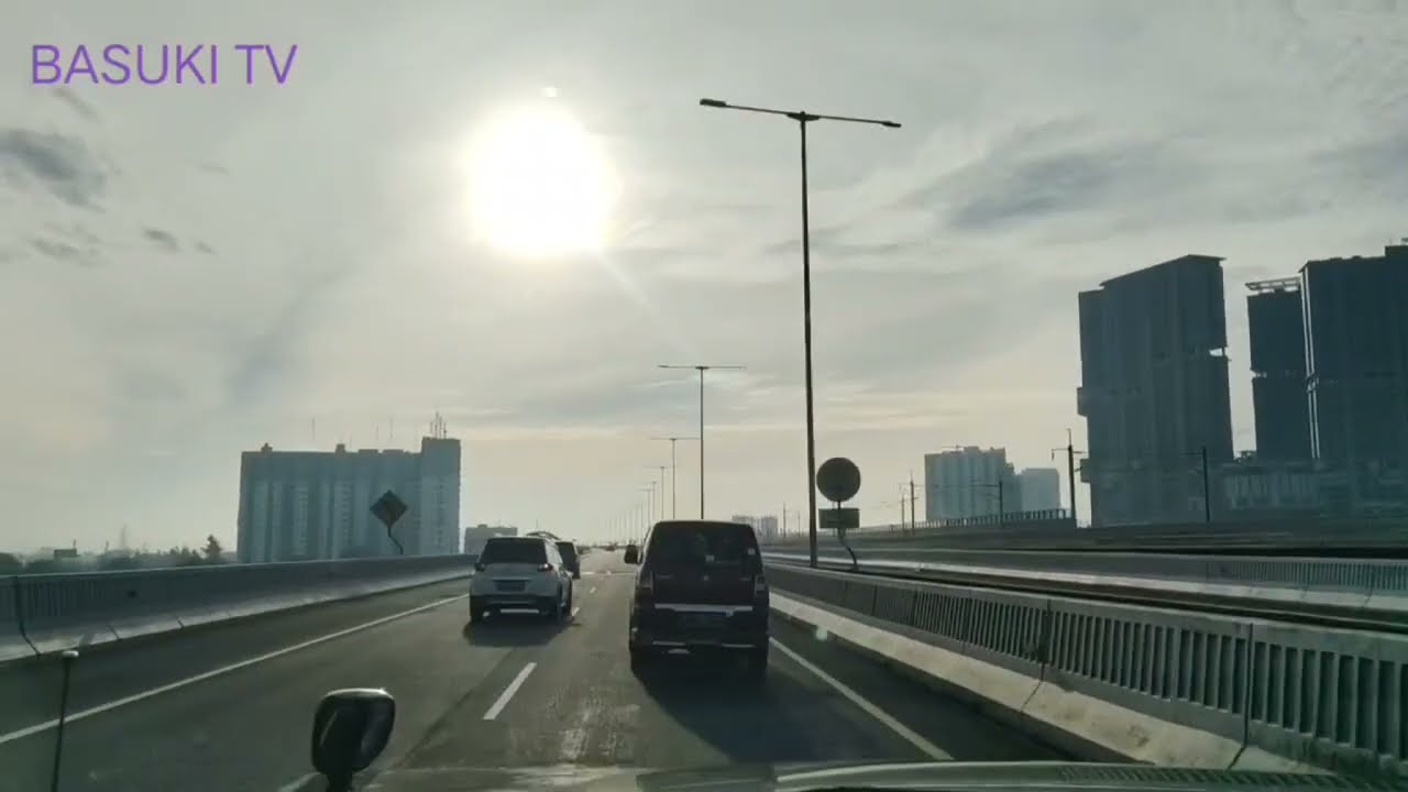 Бекаси надземная платная дорога в сторону Бандунга