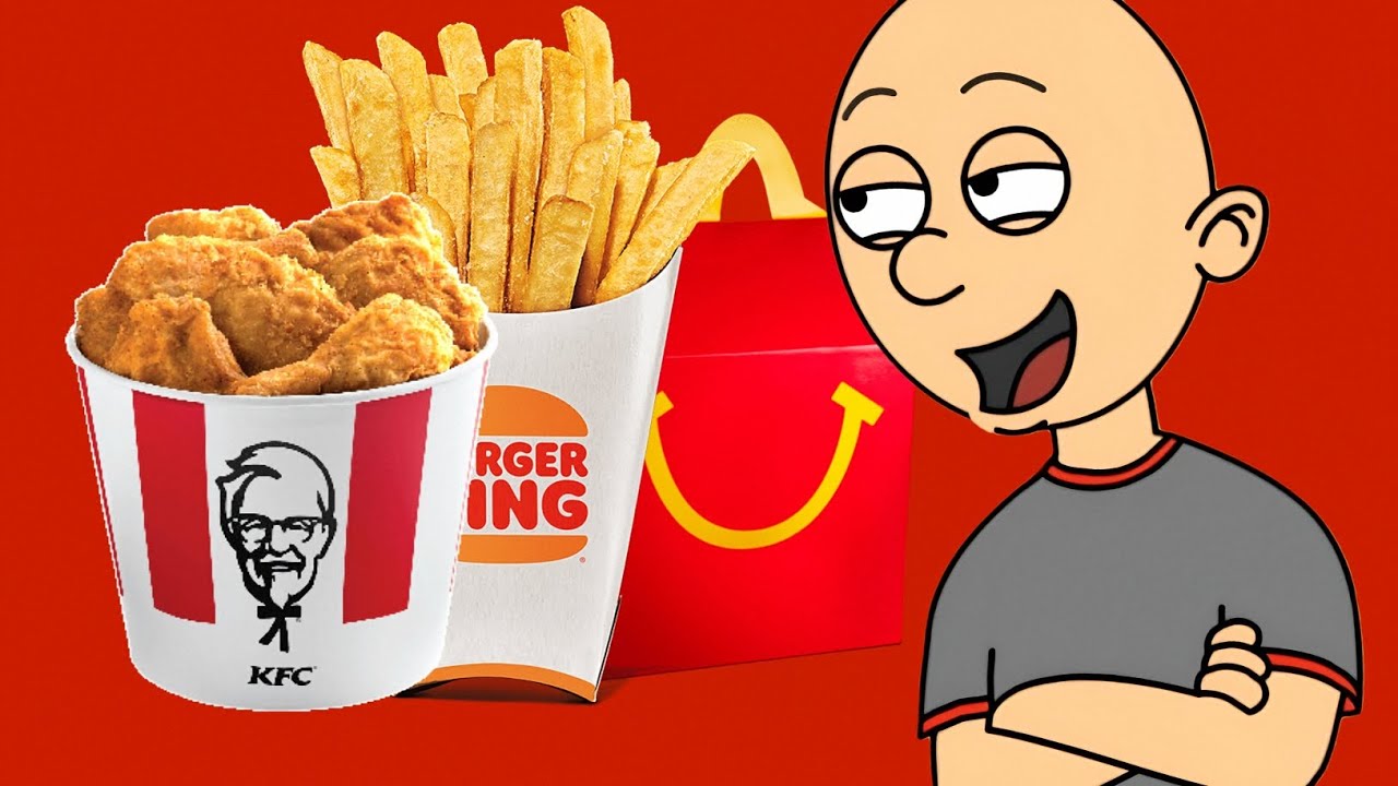 Classic Caillou Misbehaves at Fast Food Restaurants/Grounded(Compilation)