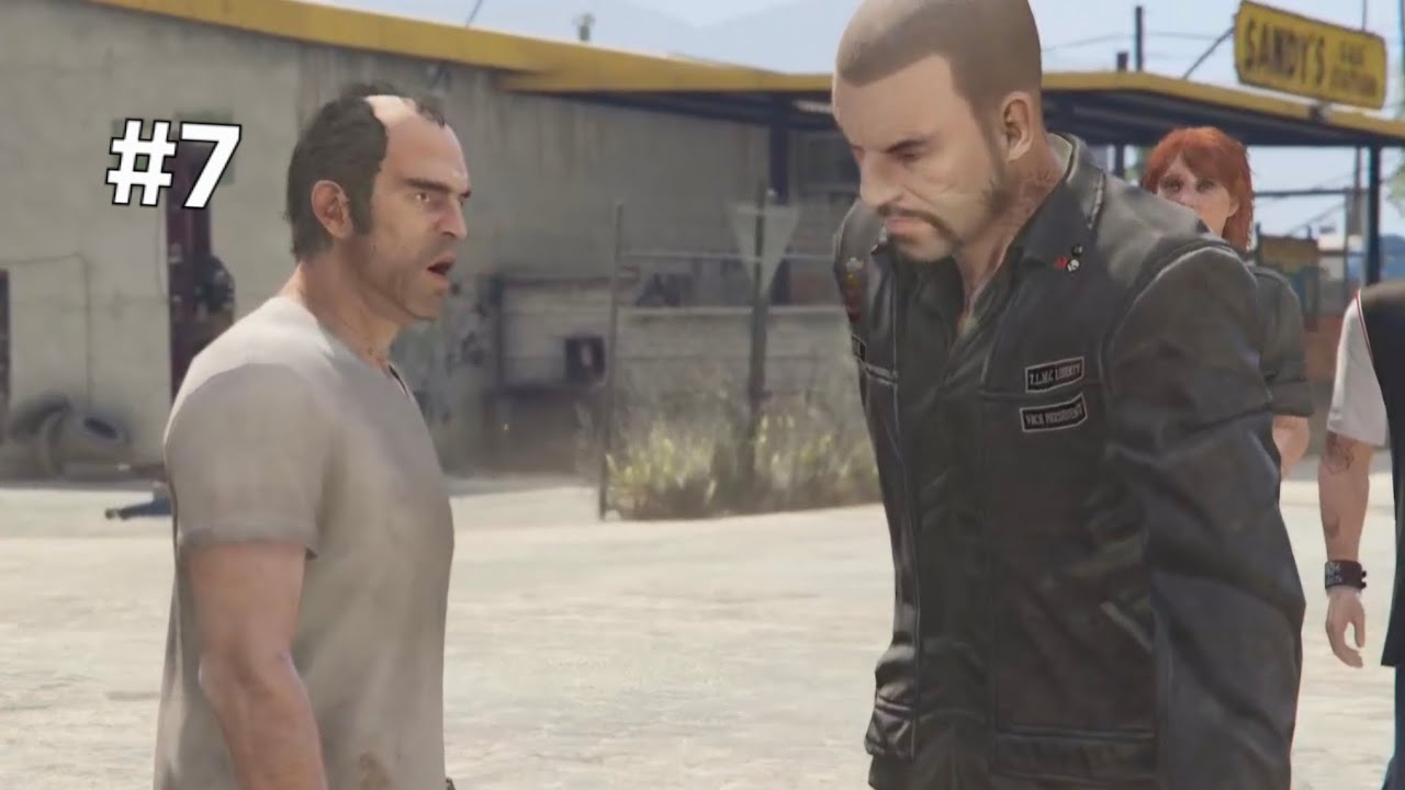 C'est l'heure de la première mission avec Trevor #7 GTA V mode histoire