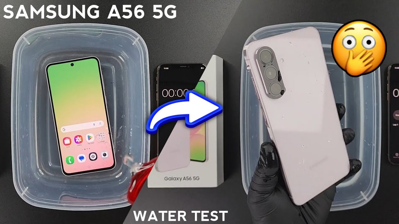 Samsung A56 5G iP67 Water Test 💧💦| Galaxy A56 is Actually Waterproof or Not?