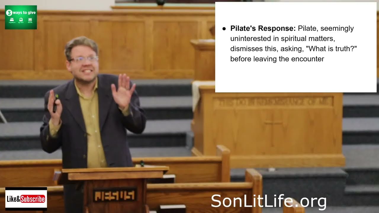 Truth Rejected | Do You? | John 18:33-37 Pastor Paul Greenawalt | Midweek Meditations