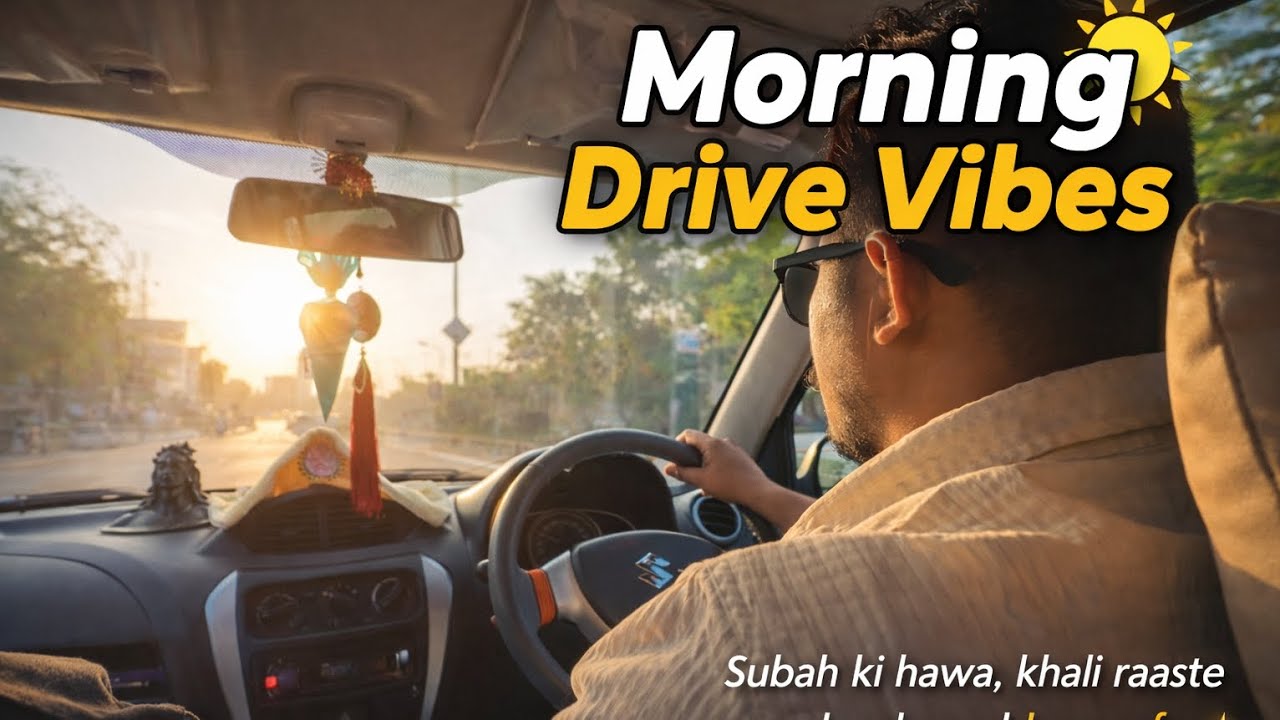 Morning Drive = Pure Peace 🌅