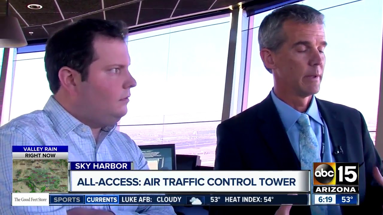 Inside look at Sky Harbor Airport's air traffic control tower
